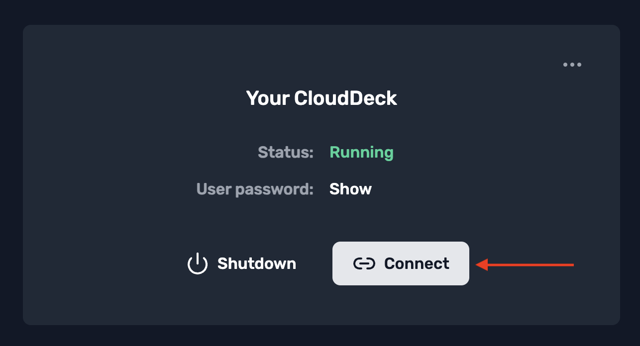 Click Connect