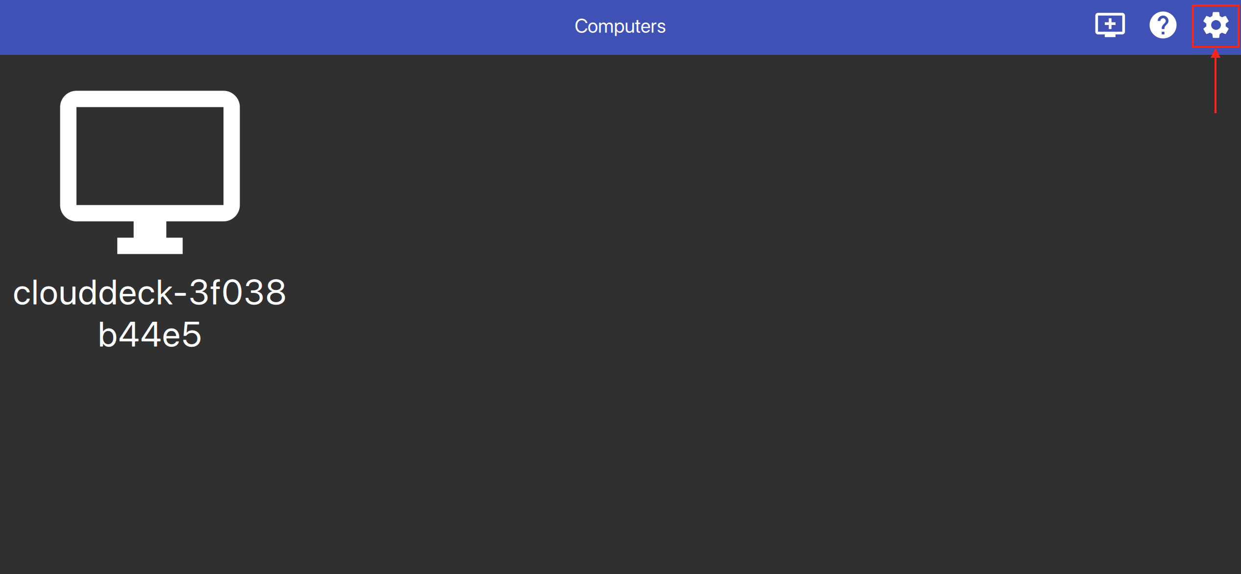 Open Moonlight settings